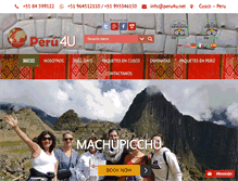 Tablet Screenshot of peru4u.net